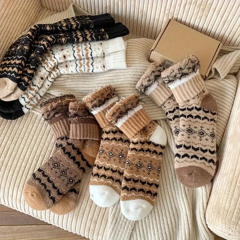 Chroma Edition Thick & Warm Terry Cotton Socks