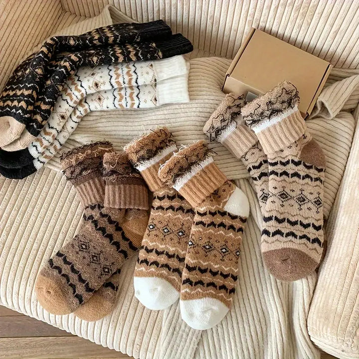Chroma Edition Thick & Warm Terry Cotton Socks