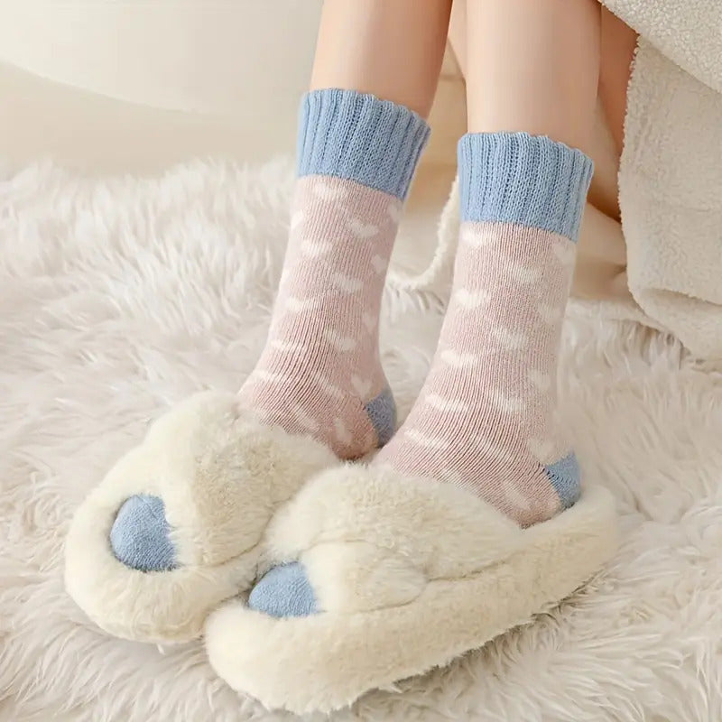 Premium Prism Thickened Terry Cotton Women Socks