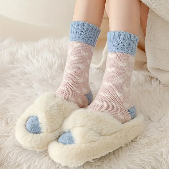 Premium Prism Thickened Terry Cotton Women Socks
