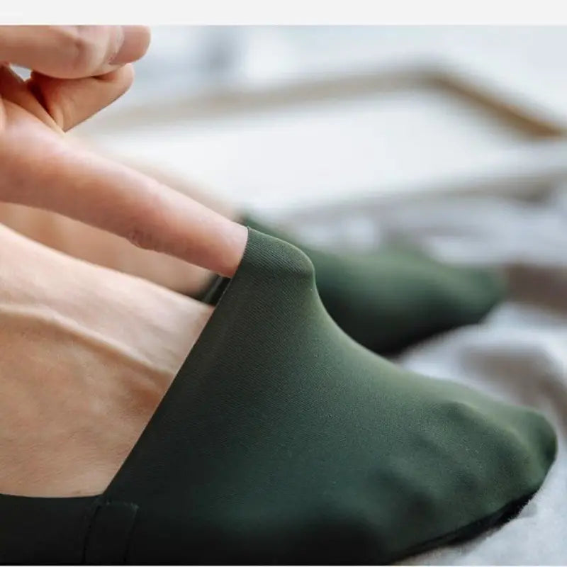 Premium Imported Plain No-Show Socks