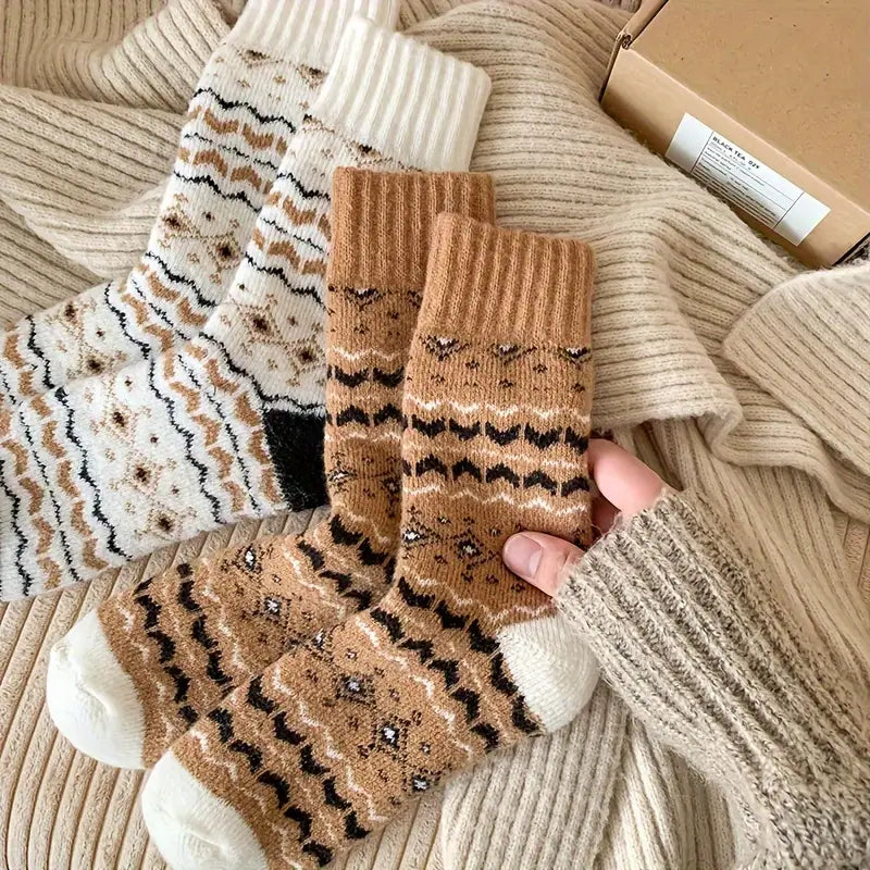 Chroma Edition Thick & Warm Terry Cotton Socks
