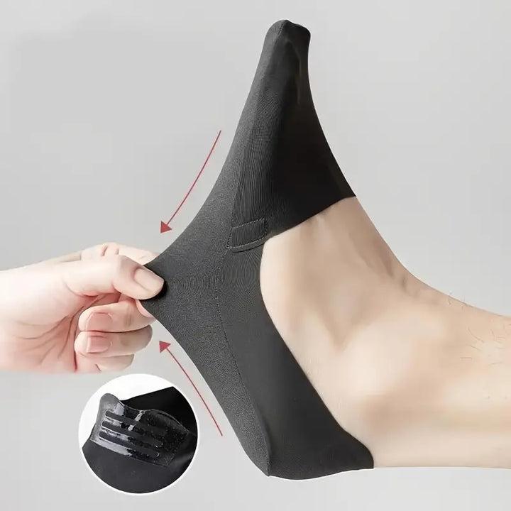 Premium Imported Plain No-Show Socks
