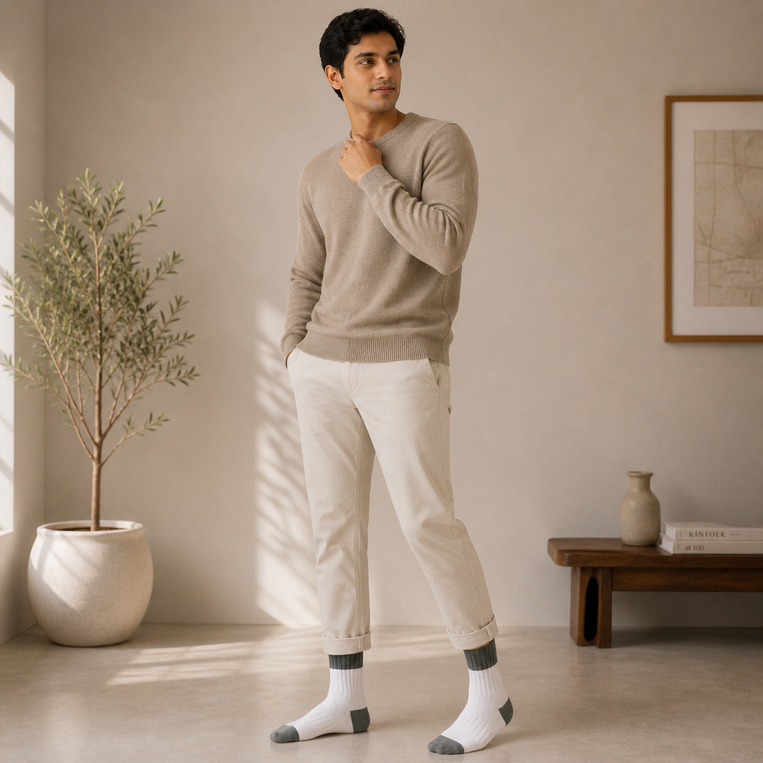 Casual Striped Cotton Socks Edition