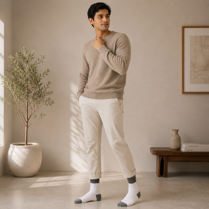 Casual Striped Cotton Socks Edition