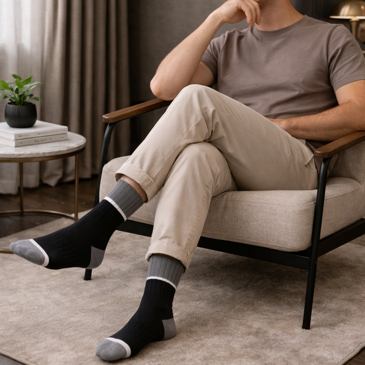 Casual Striped Cotton Socks Edition