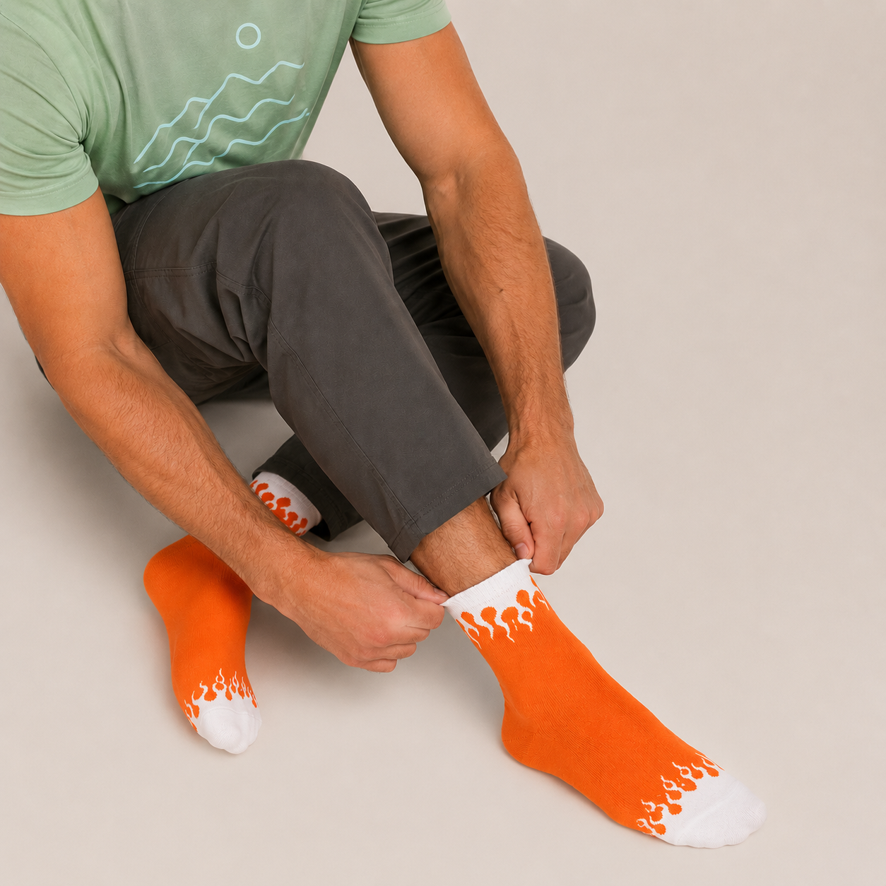 Blaze 2.0 Edition Socks - ORANGE