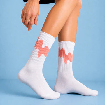 Flow Edition Cotton Socks - WHITE