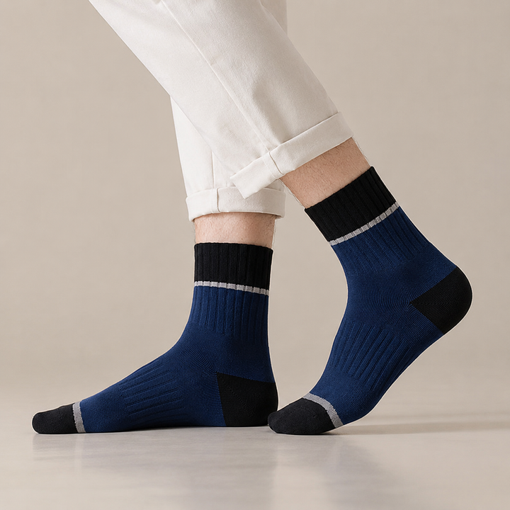 Casual Striped Cotton Socks Edition