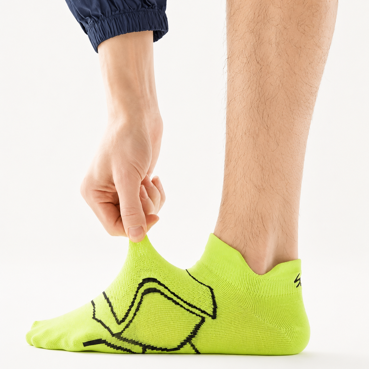 Pulse Running Sports Socks - NEON