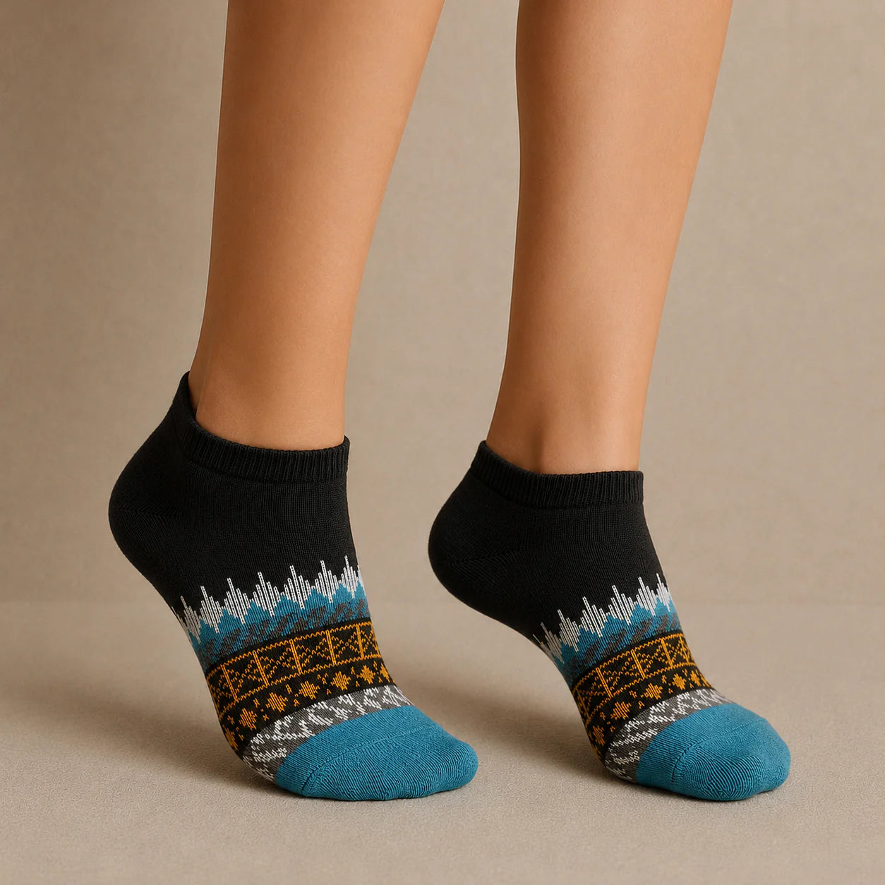 Ultra Loafer Designer Socks Edition - BLACK
