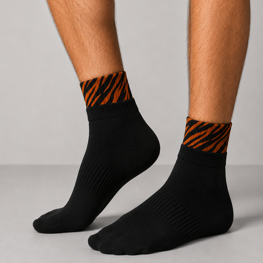 Savanna Dualgrip Edition Socks - TIGER PRINT