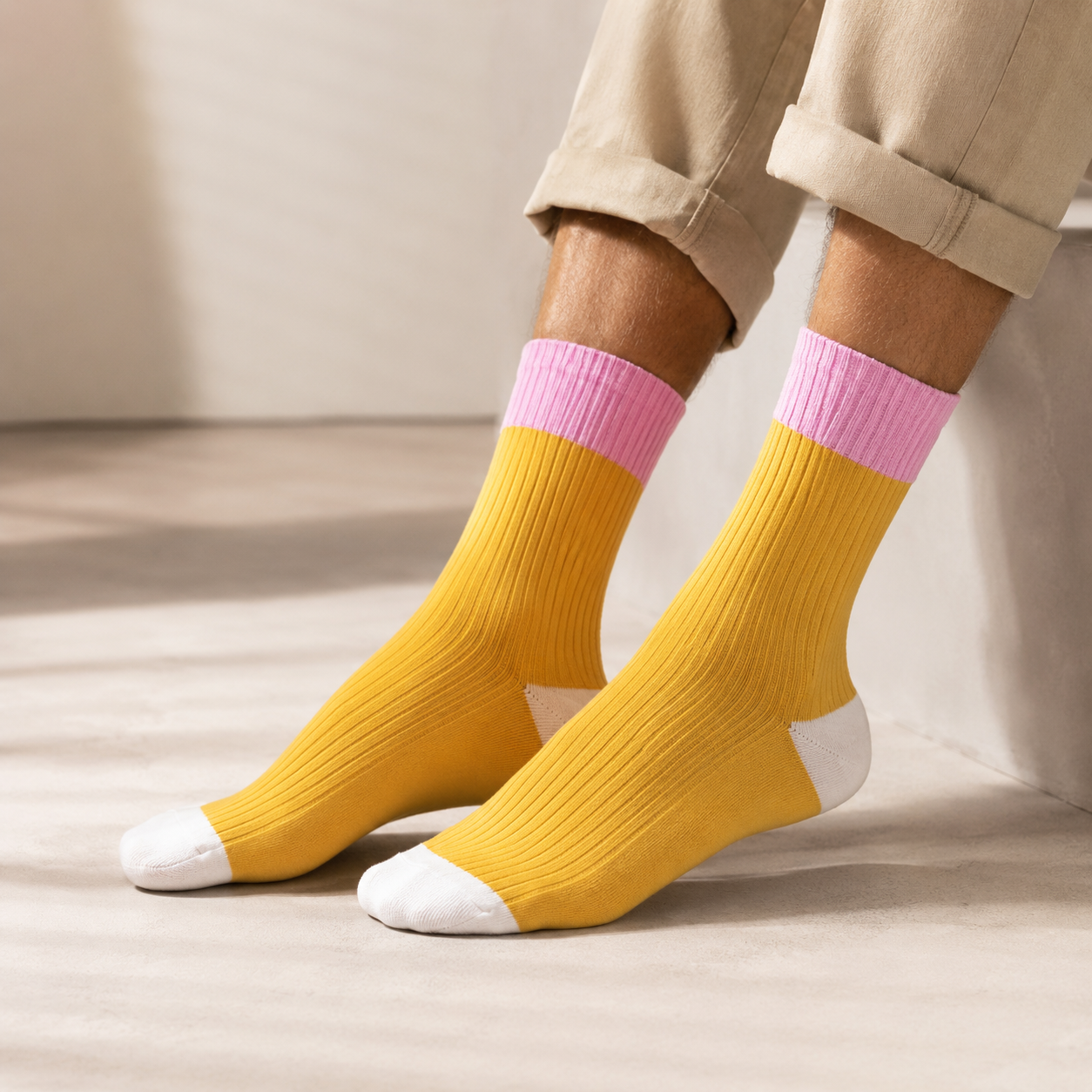 Vivid Edition Socks - YELLOW