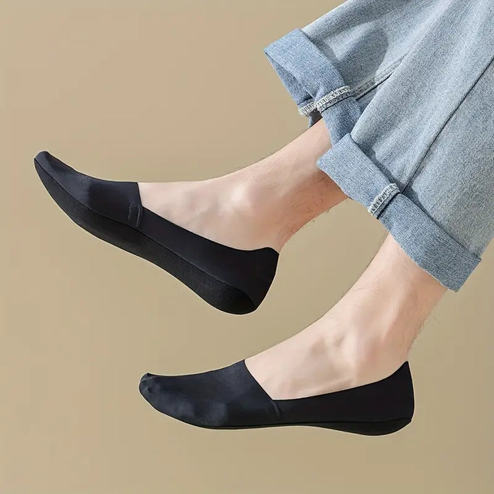 Premium Imported Plain No-Show Socks
