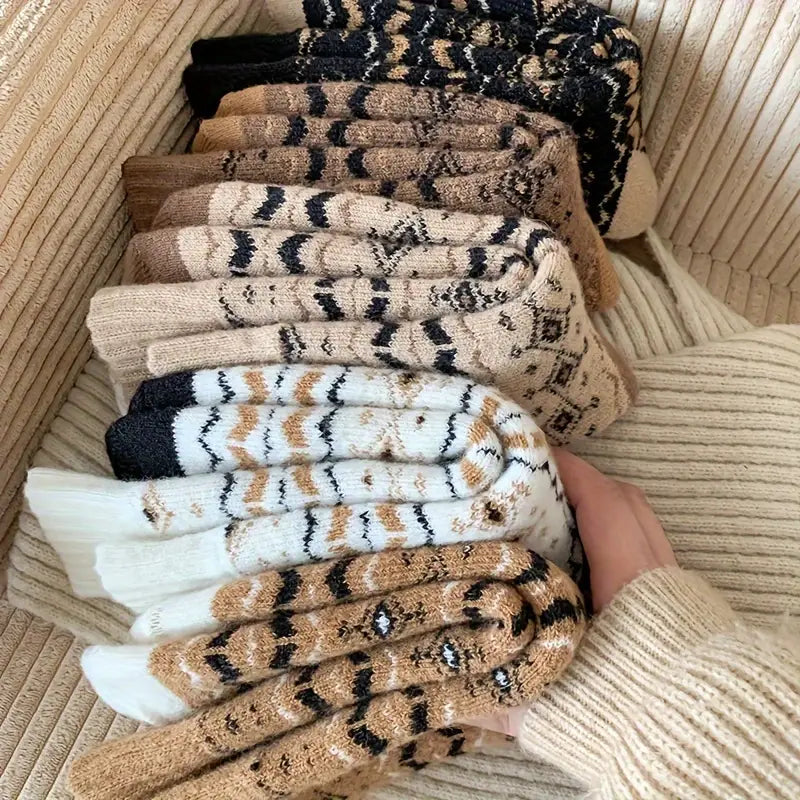 Chroma Edition Thick & Warm Terry Cotton Socks